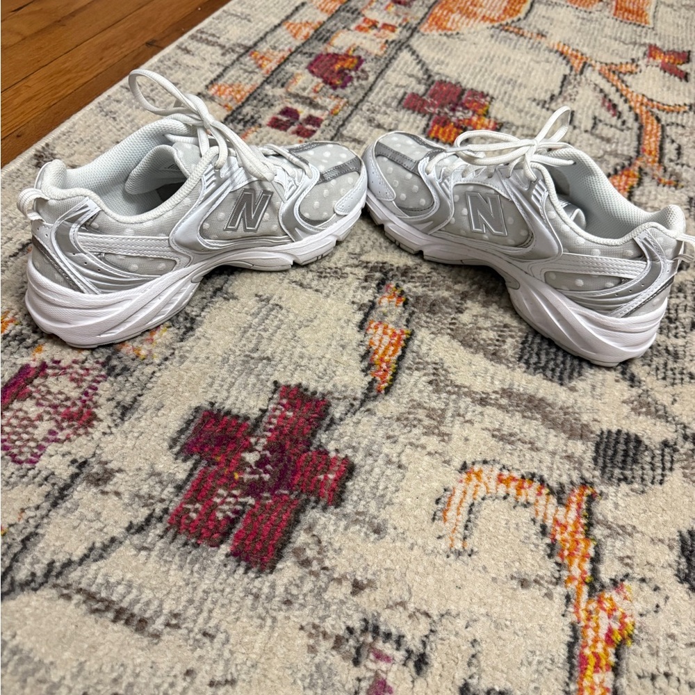 New Balance White Athletic Shoes